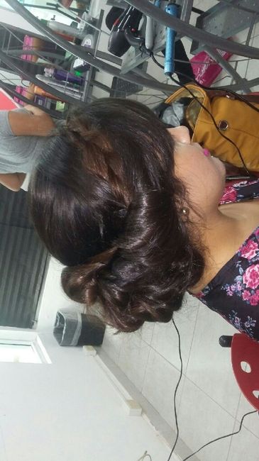 Nenas que dicen que opinan !!!?? mi primera prueba de peinado y maquillaje - 5