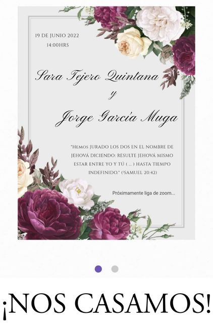 ¿Cómo anunciaste tu compromiso a tus invitados ?🎁😍 1