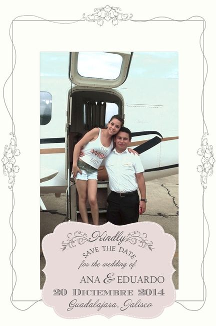 Listo el save the date! - 2