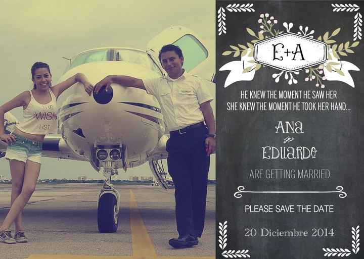 Listo el save the date! - 1