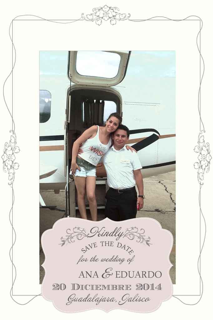Listo el save the date! - 2
