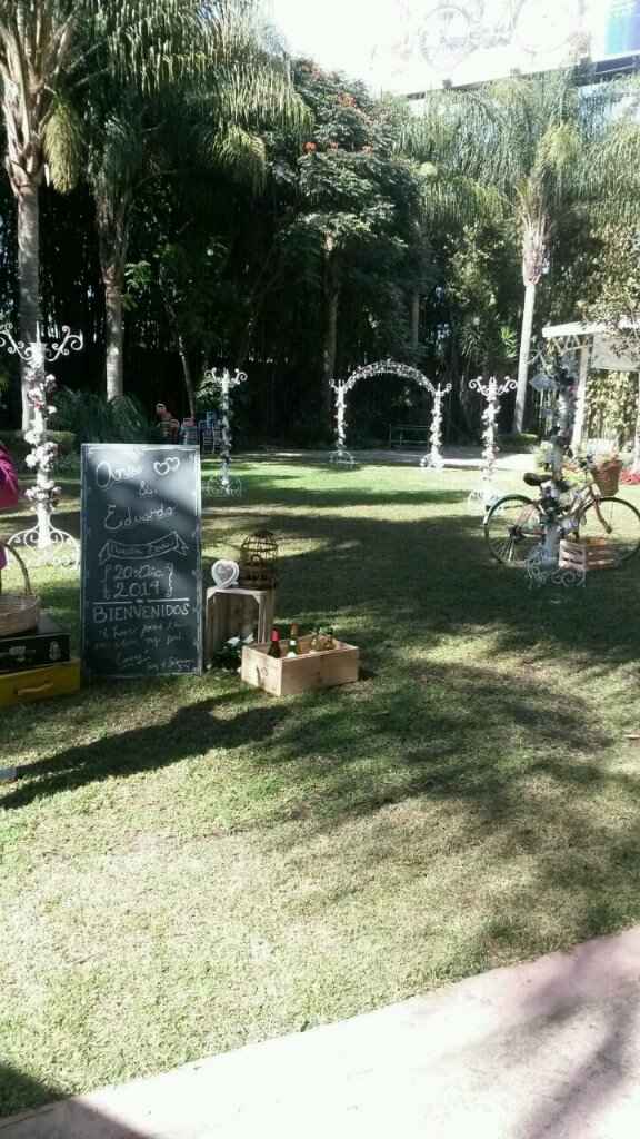 Mi letrero de bienvenidos a nuestra boda!!! - 1