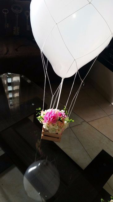 Centro de mesa globo