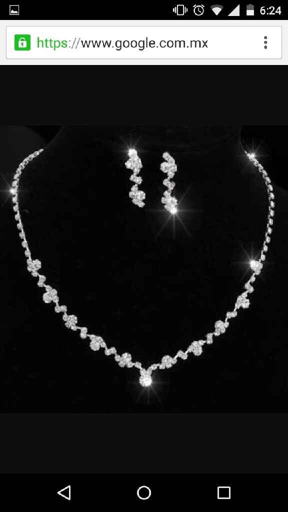 Dónde comprar aretes y collar...????? - 1