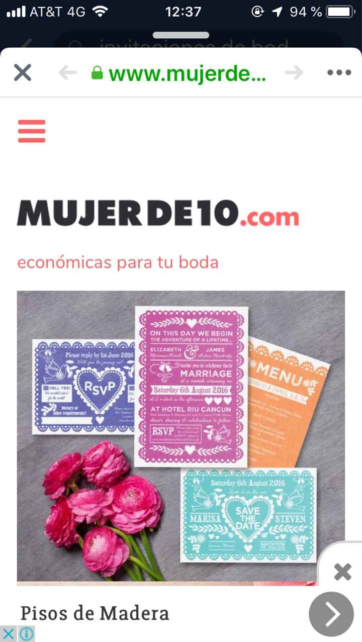 ¿Qué paleta de colores prefieres para tus invitaciones? - 1