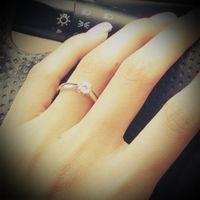 Presumiendo anillo!!!