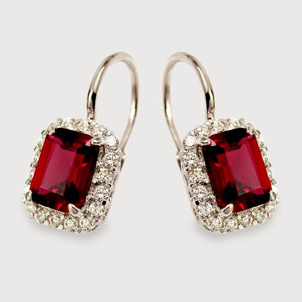 Aretes Rojos (rubíes y su significado) 4