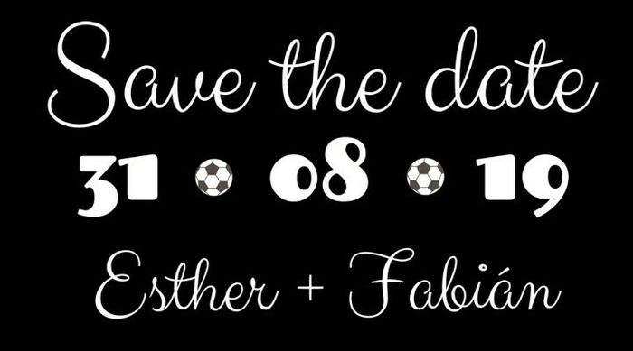 Letreros save the date - 2