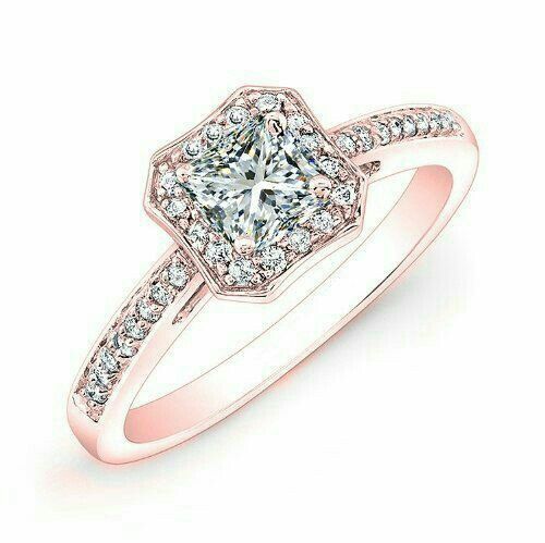 Anillos y argollas en oro rosa - 7