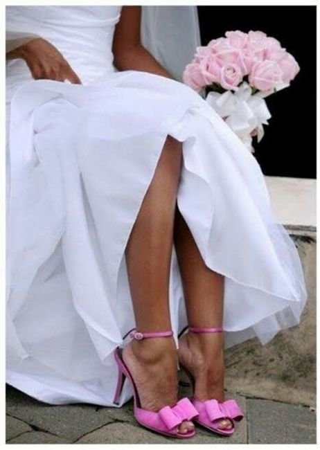 Zapatos color rosa para la boda ! - 1