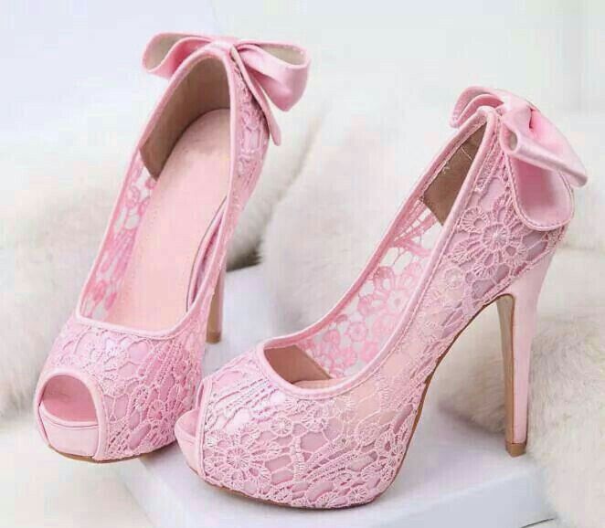 Zapatos color rosa para la boda ! - 5