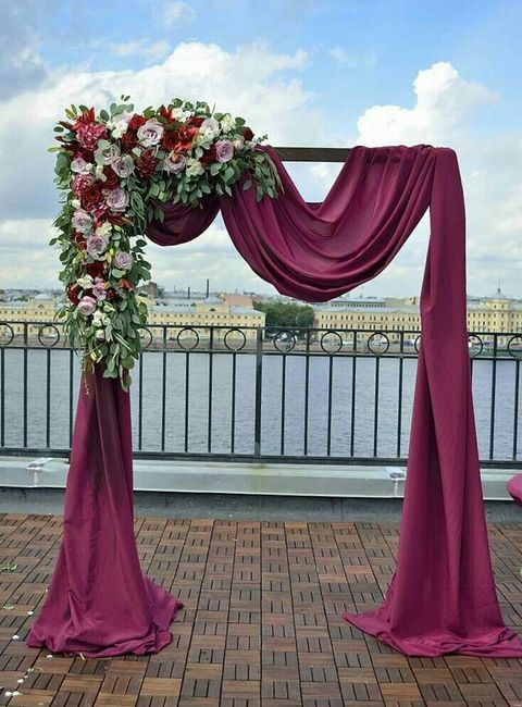 Decoración con telas color rosa ❤ - 3