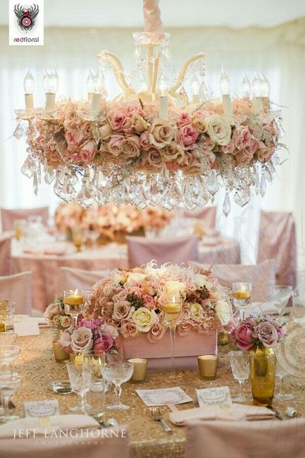 Arreglos florales colgantes color Rosa! 7