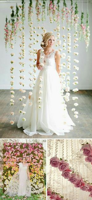 Arreglos florales colgantes color Rosa! 11
