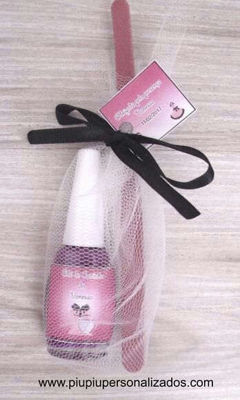 Esmaltes para recuerdo en color rosa. 11