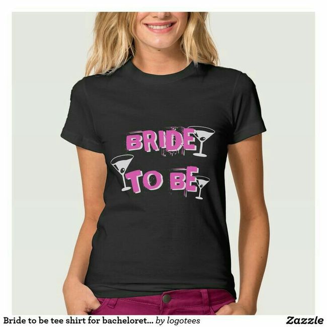 Playeras bride to be/team bride en Rosa❤ - 9