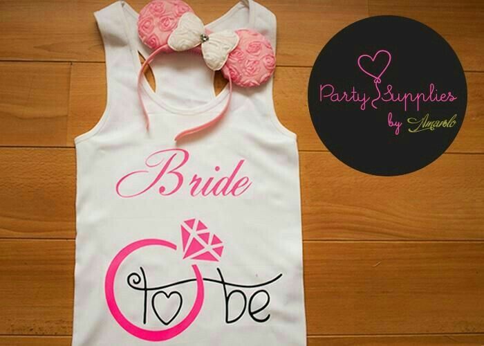 Playeras bride to be/team bride en Rosa❤ - 16