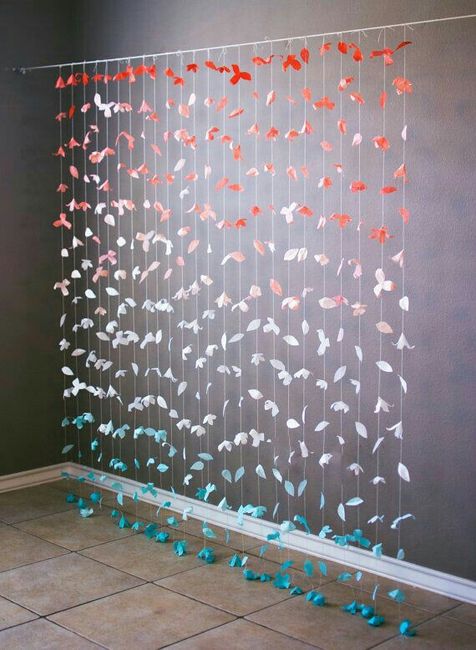 Guirnaldas en color Rosa para la despedida. - 5