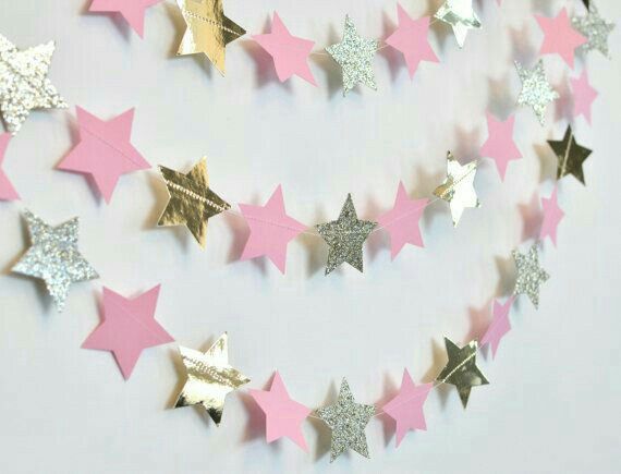 Guirnaldas en color Rosa para la despedida. - 11