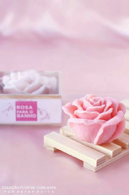Jabones en forma de rosa - 2