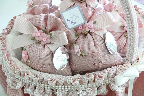 Costalitos de tela Rosa 6