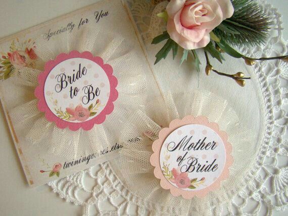 Distintivo para despedida en color Rosa - 6