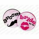 Botones (pin) para despedida en Rosa - 7