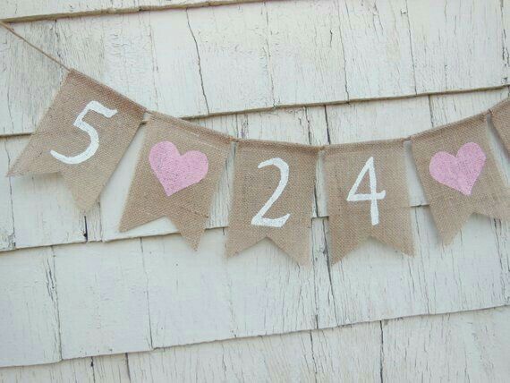 Banderines save the date en Rosa. - 5