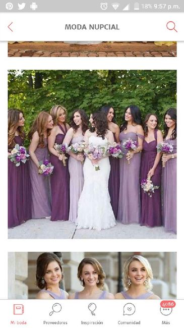 Colores para damas de honor - 1