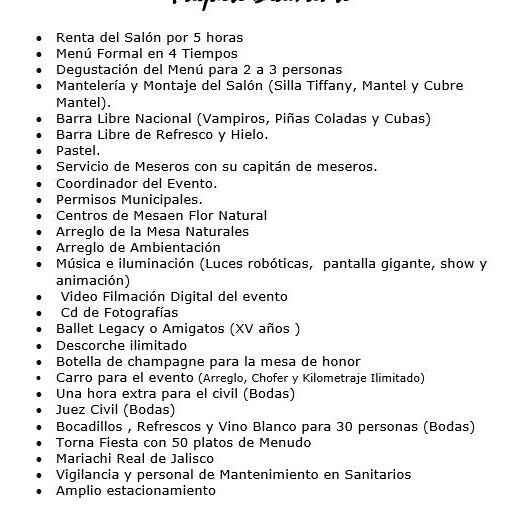 Qué incluye nuestro salón? - 1