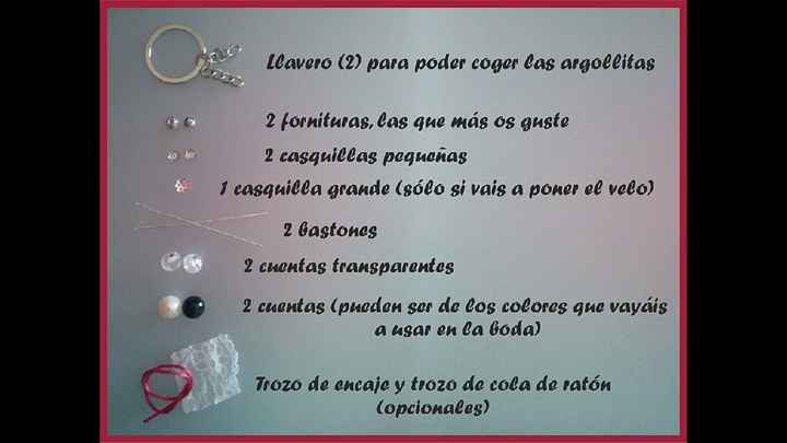 Llaveritos novios Diy. - 1