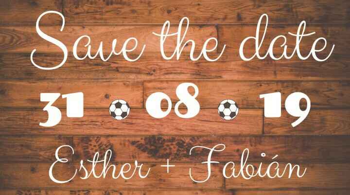 Letreros save the date - 1