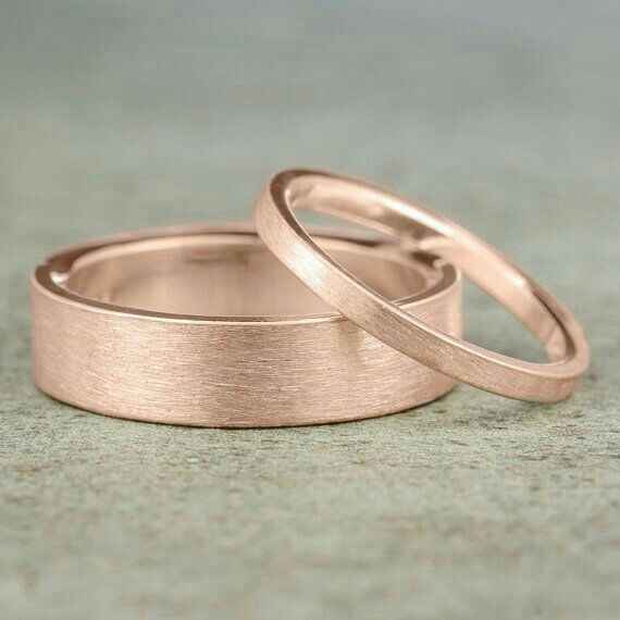 Anillos y argollas en oro rosa - 4