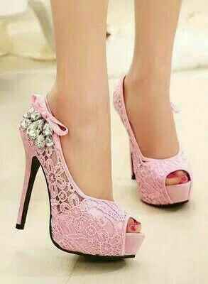 Zapatos color rosa para la boda ! - 4