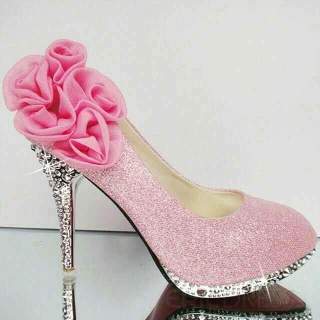 Zapatos color rosa para la boda ! - 7