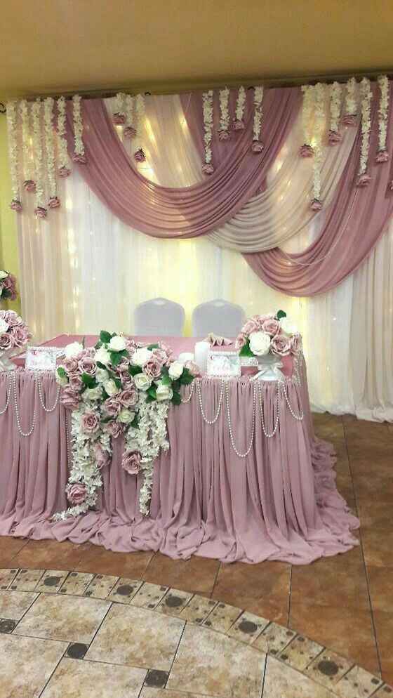 Decoración con telas color rosa ❤ - 10