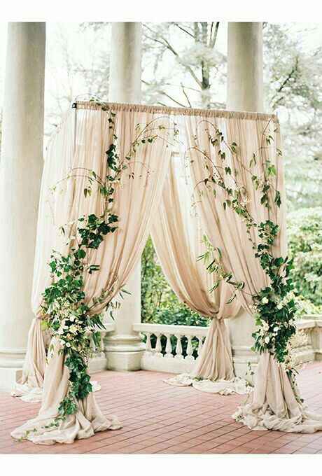Decoración con telas color rosa ❤ - 11