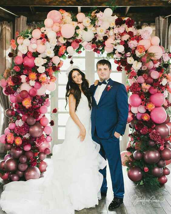 Decoración con globos rosa !! - 1