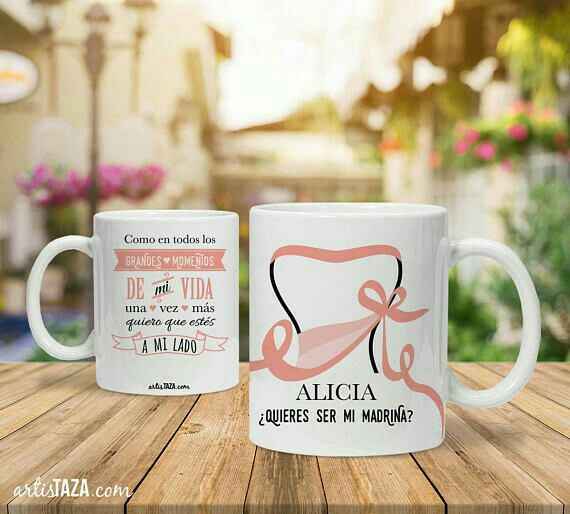 Tazas con toques de color rosa p/damas de Honor. - 10