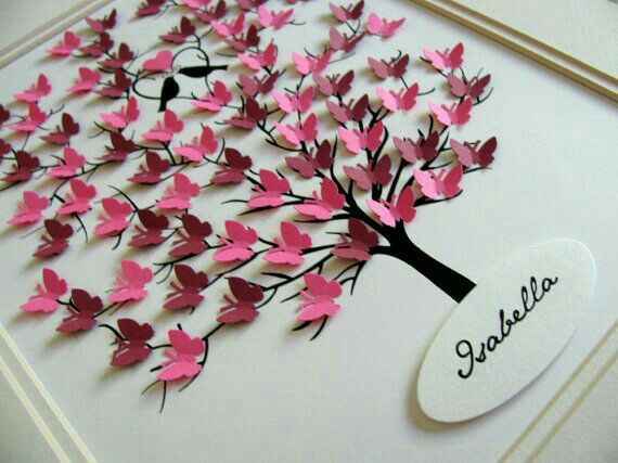 Mariposas color rosa en boda - 9