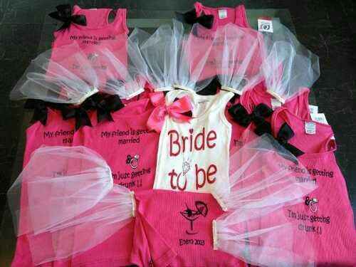 Playeras bride to be/team bride en Rosa❤ - 1