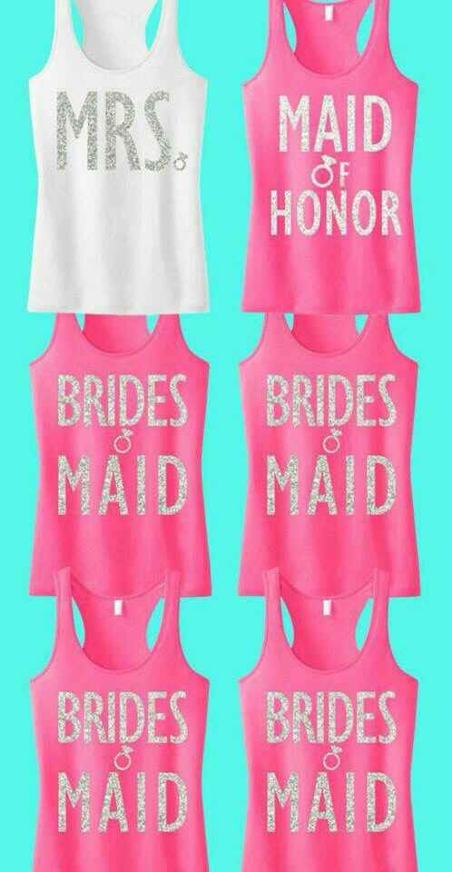 Playeras bride to be/team bride en Rosa❤ - 7