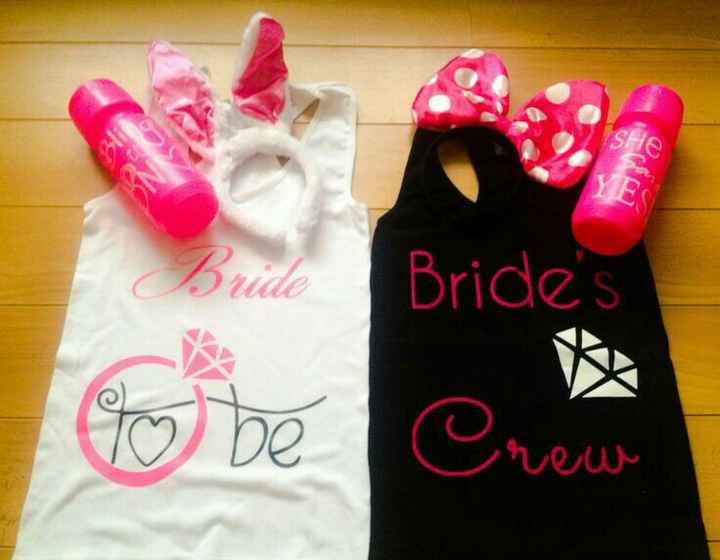 Playeras bride to be/team bride en Rosa❤ - 14