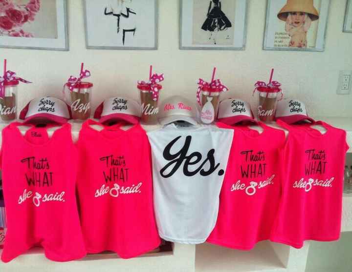 Playeras bride to be/team bride en Rosa❤ - 15