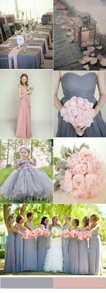 Boda en gris y Rosa ❤ - 7