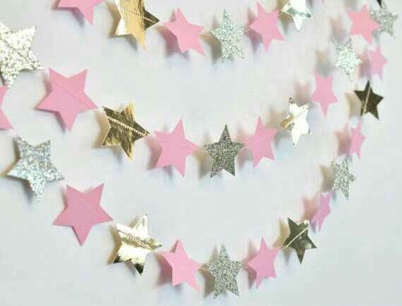 Guirnaldas en color Rosa para la despedida. - 11