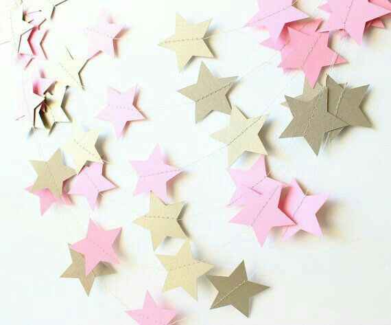 Guirnaldas en color Rosa para la despedida. - 12