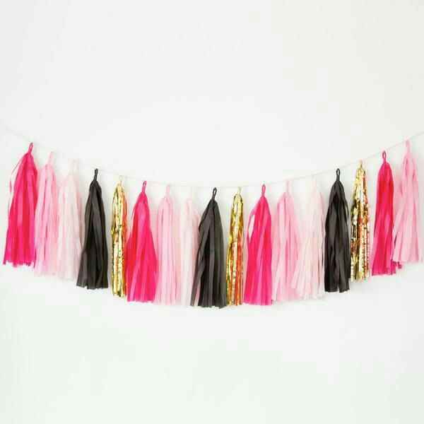 Guirnaldas en color Rosa para la despedida. - 13