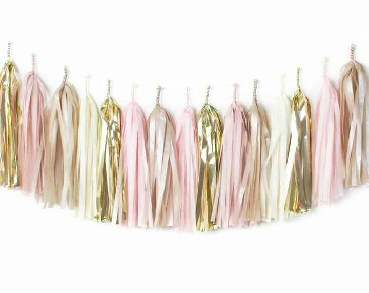 Guirnaldas en color Rosa para la despedida. - 14