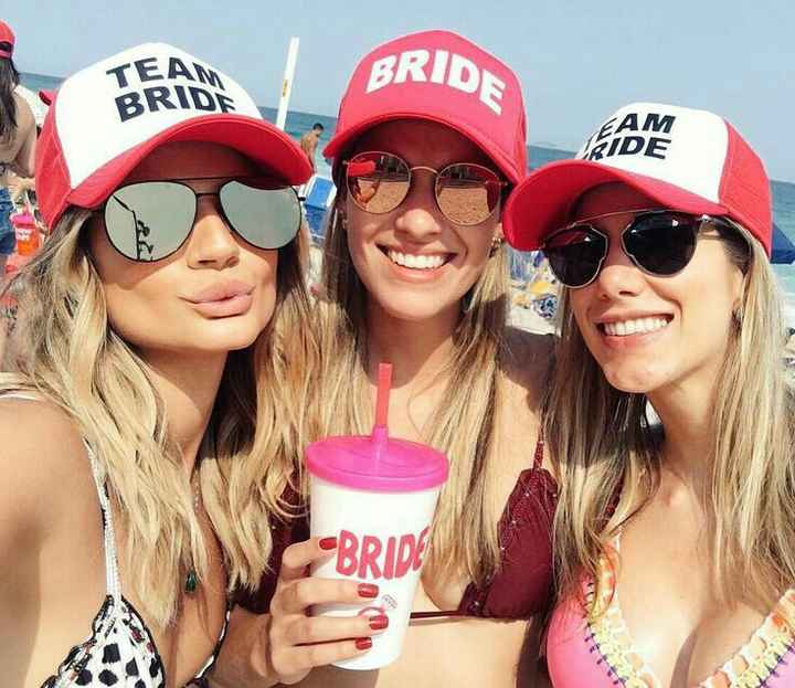 Termos y gorras team bride en Rosa - 13